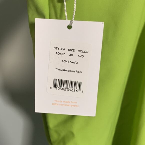 Andie The Makena One Piece in Avocado Size XS NWT - Picture 5 of 8